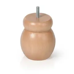 KUTZ - Pata madera haya laca natural 75x100mm