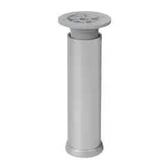 KUTZ - Pata aluminio regulable anodizado mate 150 a 170mm aitana