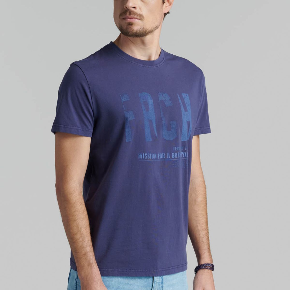 FEROUCH - Polera Montana Azul Ferouch