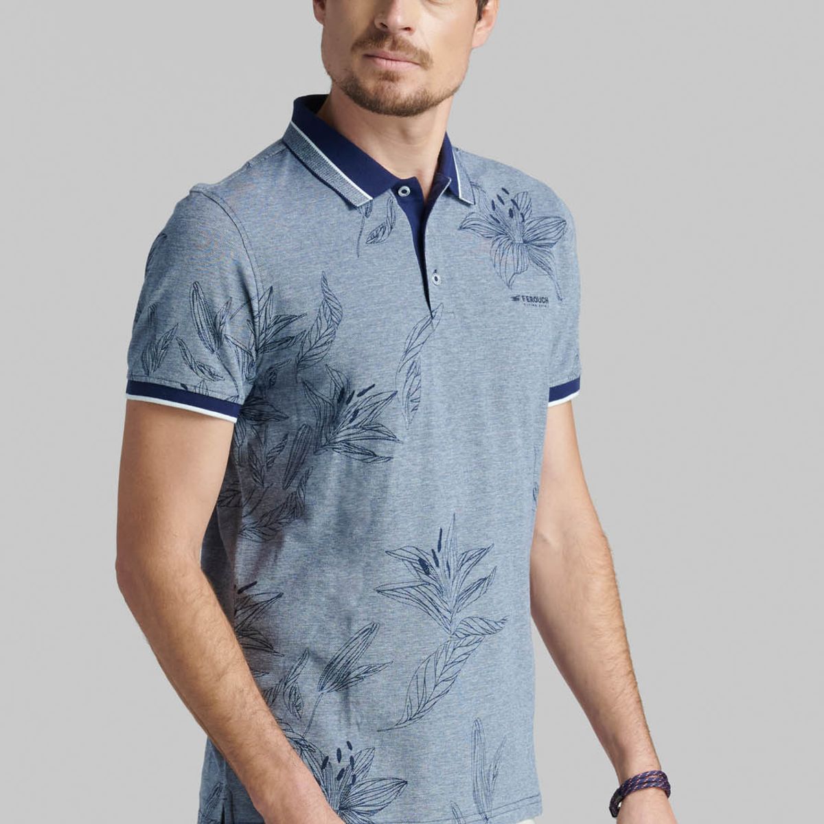 FEROUCH - Polera Chicago Azul Ferouch