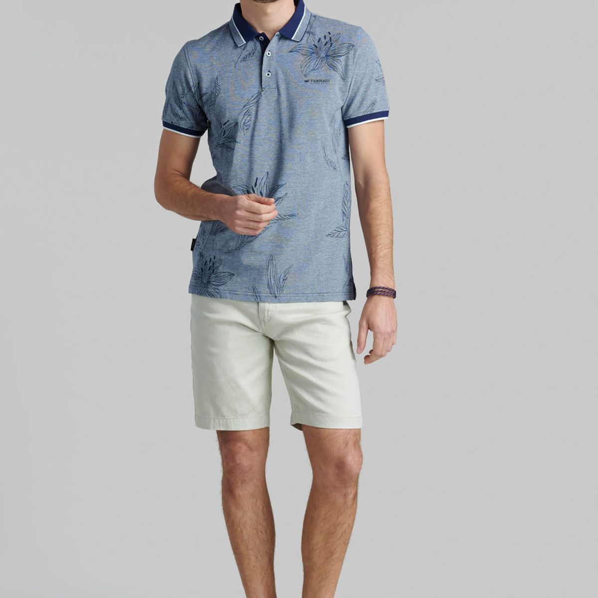 FEROUCH - Polera Chicago Azul Ferouch