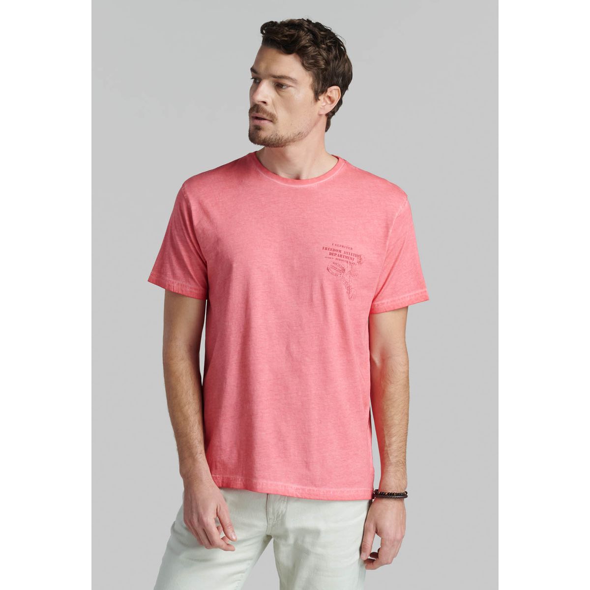 FEROUCH - Polera New York Rojo Ferouch