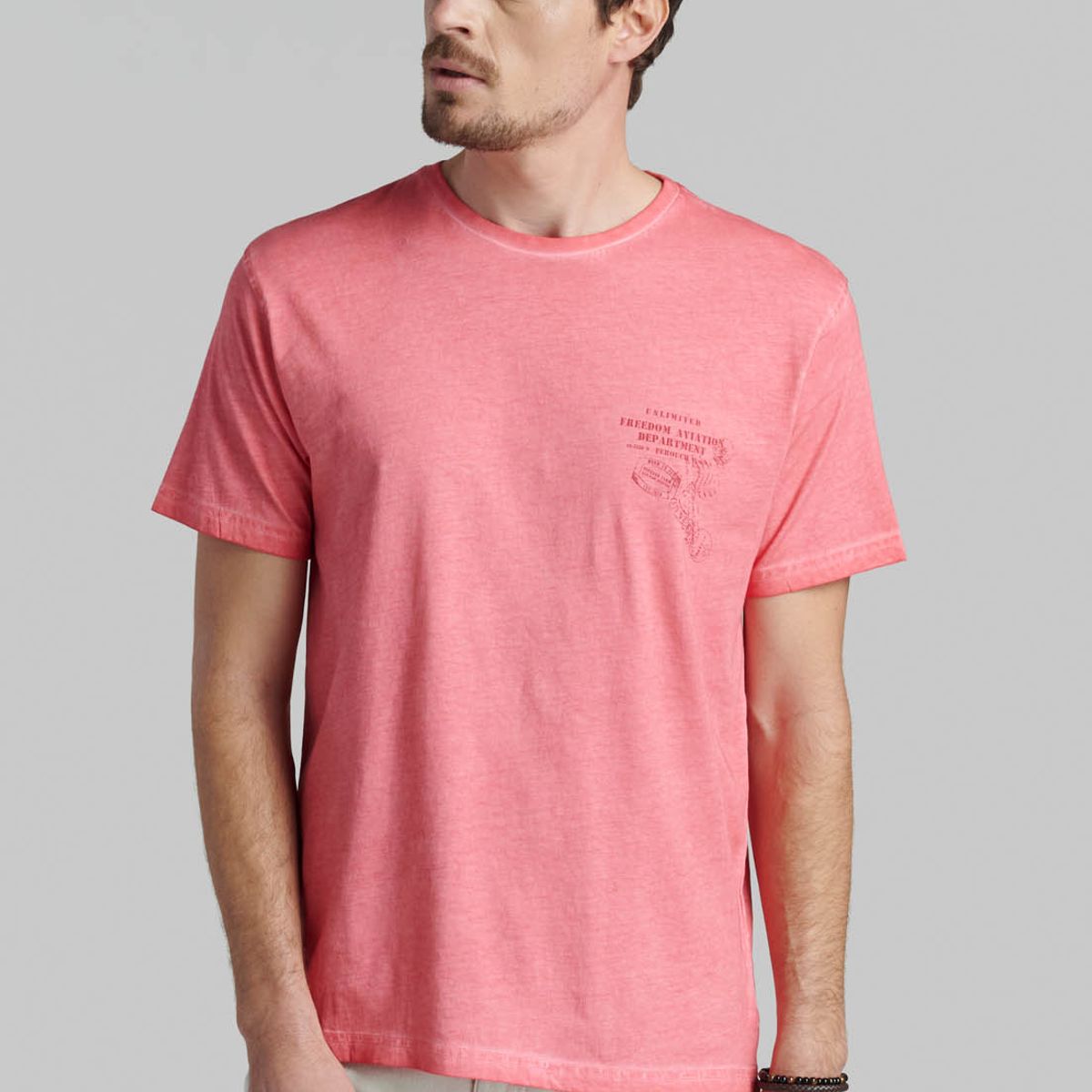 FEROUCH - Polera New York Rojo Ferouch