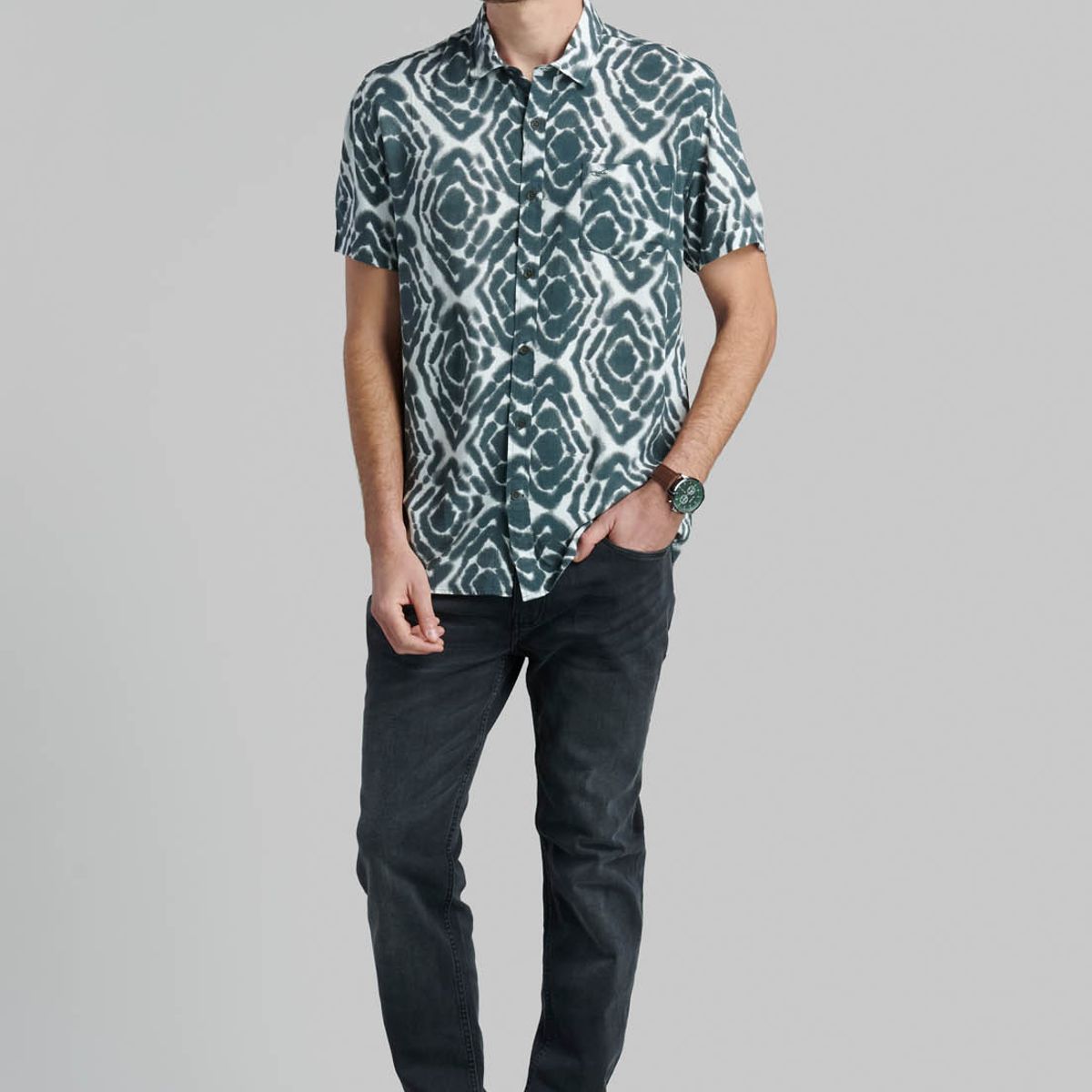 FEROUCH - Camisa Albuquerque Gris Ferouch