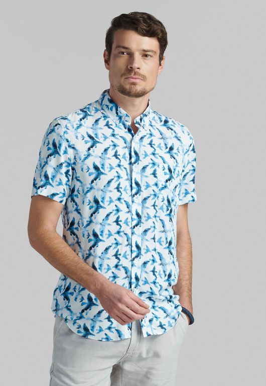 FEROUCH Camisa Roswell Blanco