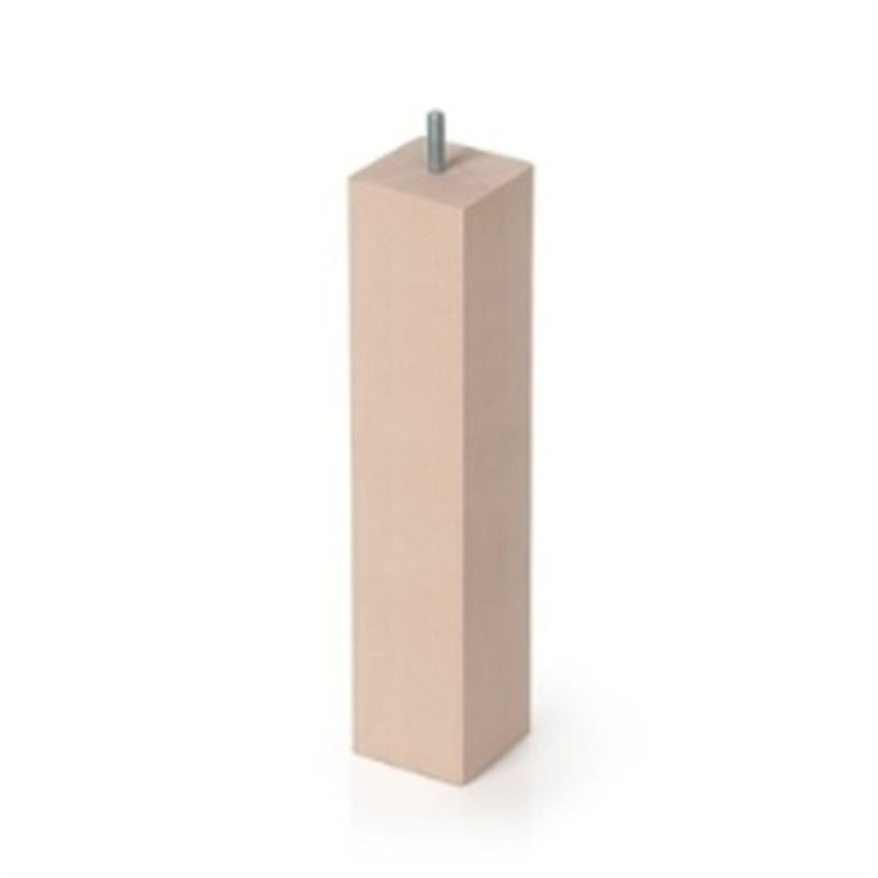 KUTZ - Pata cuadrada haya crudo 60x360mm madera