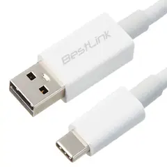 BESTLINK - CABLE USB-C A USB, 2 METRO. CARGA Y SINCRONIZACIÓN.