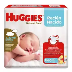 HUGGIES - Pañal Natural Care Rn 20