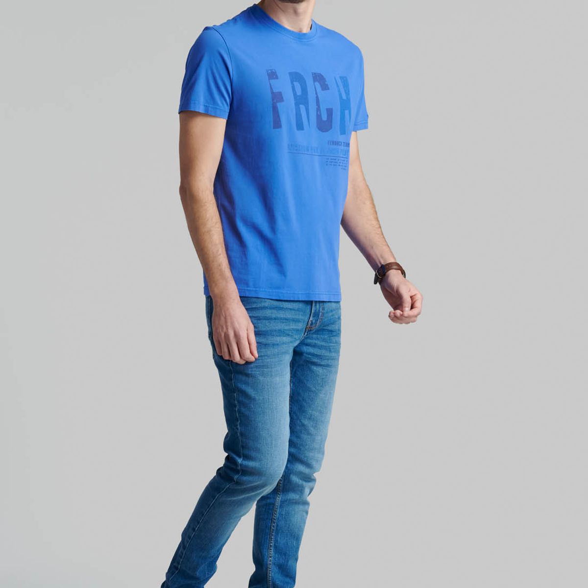 FEROUCH - Polera Montana Azul Ferouch