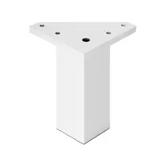 KUTZ - Pata cuadrada abs blanca 40x150mm albufera