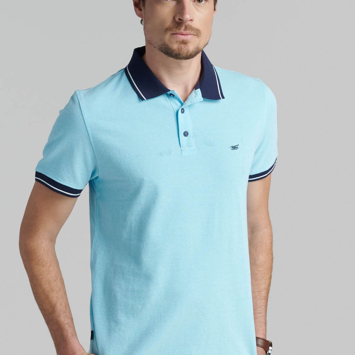 FEROUCH - Polera Baltimore Celeste Ferouch