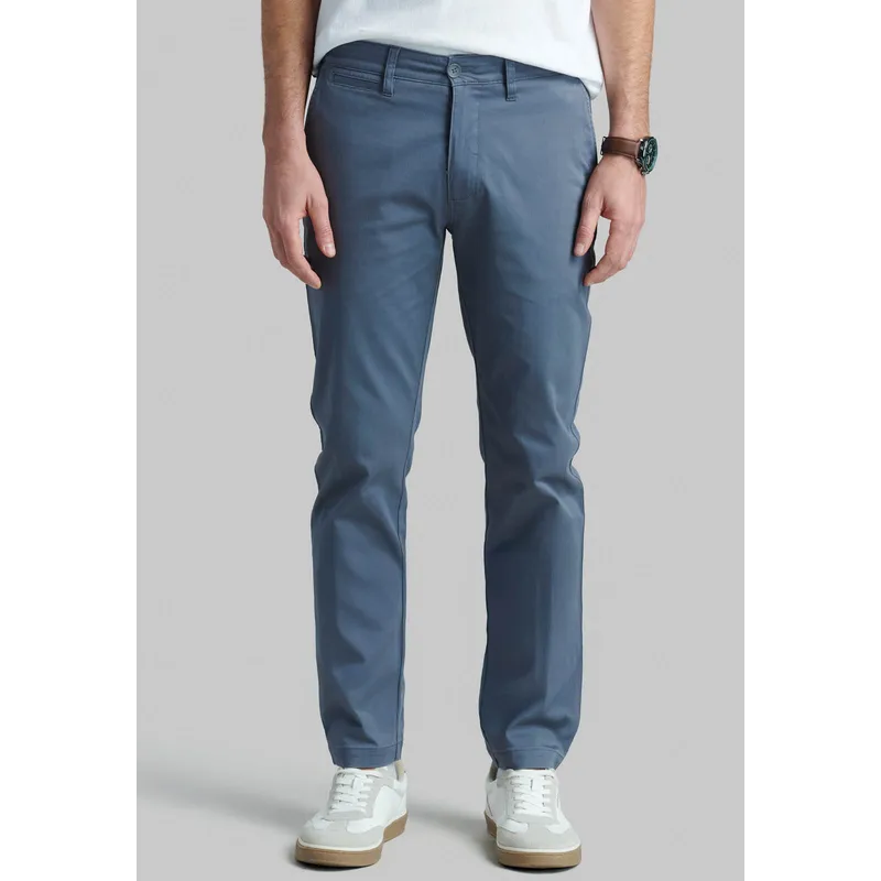 FEROUCH - Pantalón Twill Slim /31 Business Gris Ferouch