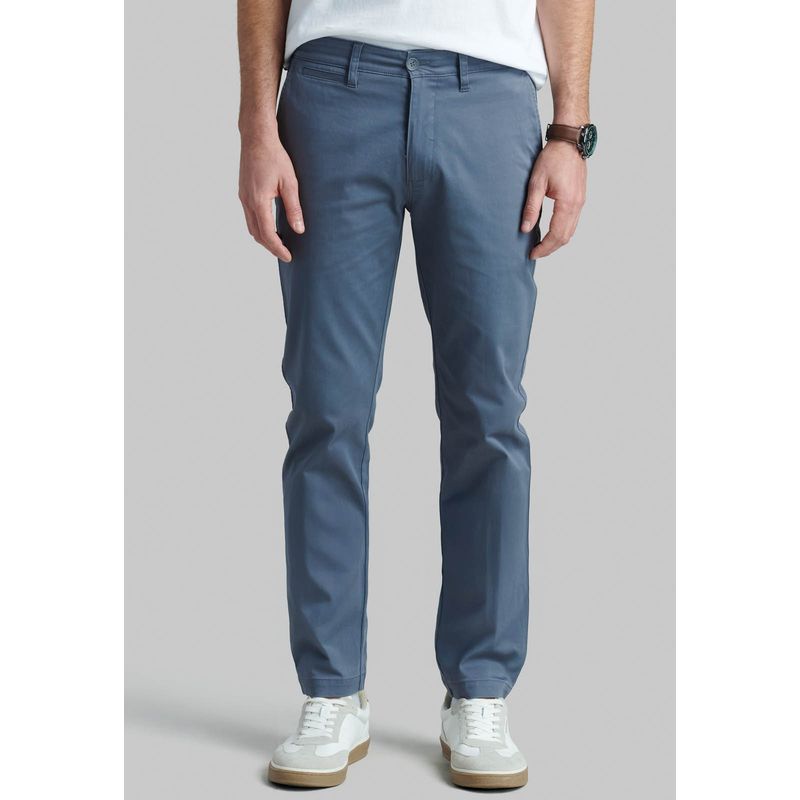 FEROUCH - Pantalón Twill Slim /31 Business Gris Ferouch