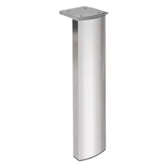 KUTZ - Pata regulable aluminio anodizado brillo 200mm curve