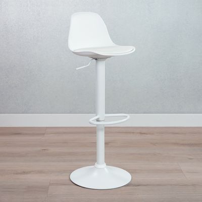 Imagen 2 del producto Taburete elegante altura regulable Moby - Blanco