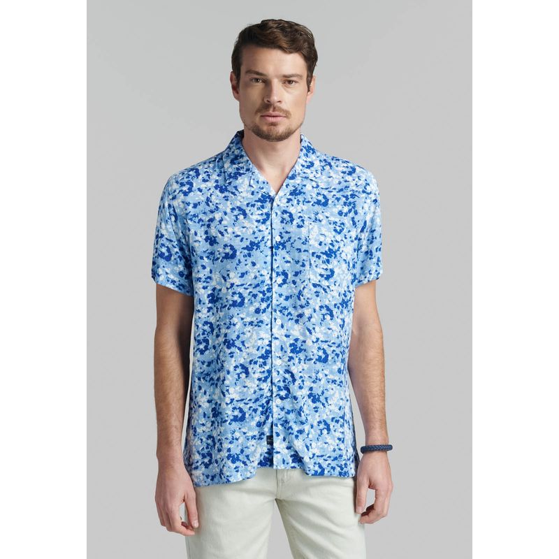 FEROUCH - Camisa Keene Azul Ferouch