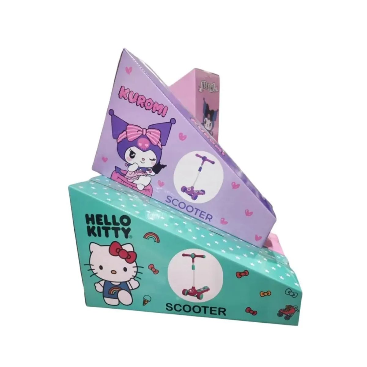 CARIBEE - Scooter Monopatín Niñas Juguete Hello Kitty