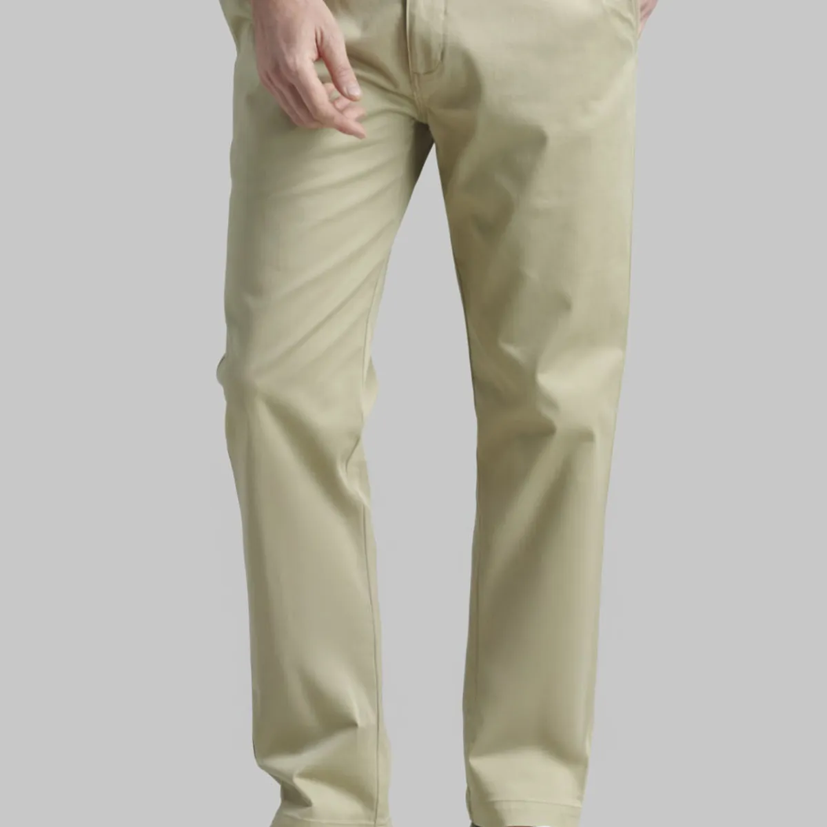 FEROUCH - Pantalón Twill Slim /31 Business Beige Ferouch