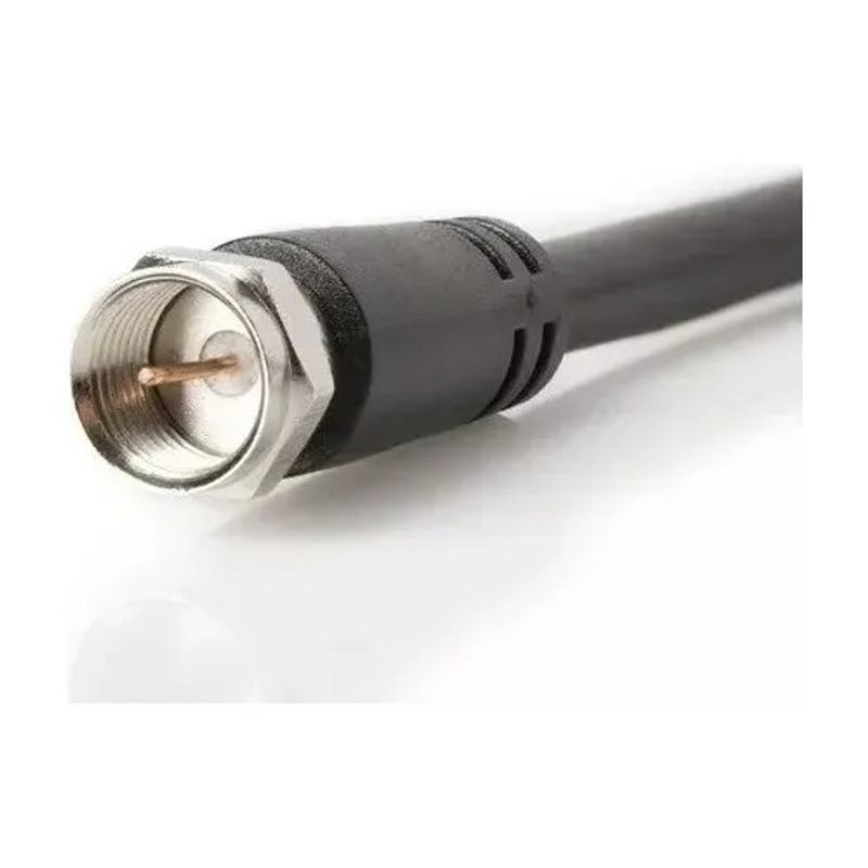 ONE FOR ALL - CABLE COAXIAL CONECTOR MACHO CON ROSCA 5 MTRS