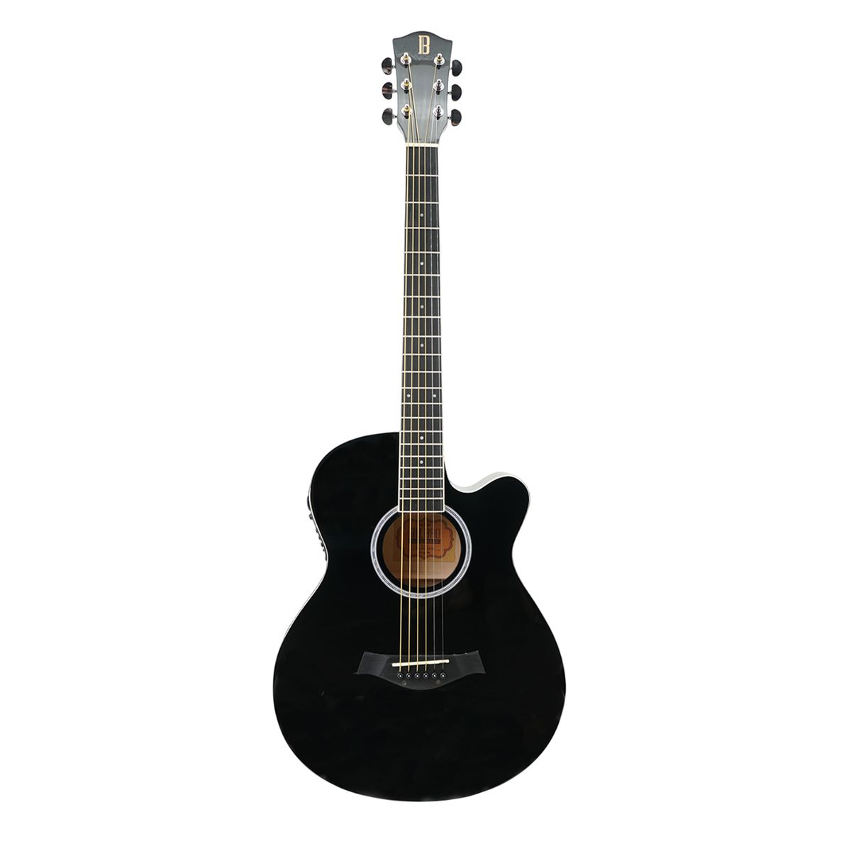 BILBAO - Guitarra Eq cuerda met 40" Bands Glossy BIL-404-EQ-BK Bilbao