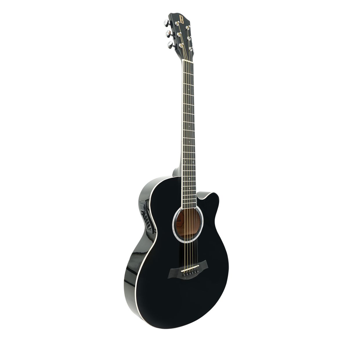BILBAO - Guitarra Eq cuerda met 40" Bands Glossy BIL-404-EQ-BK Bilbao