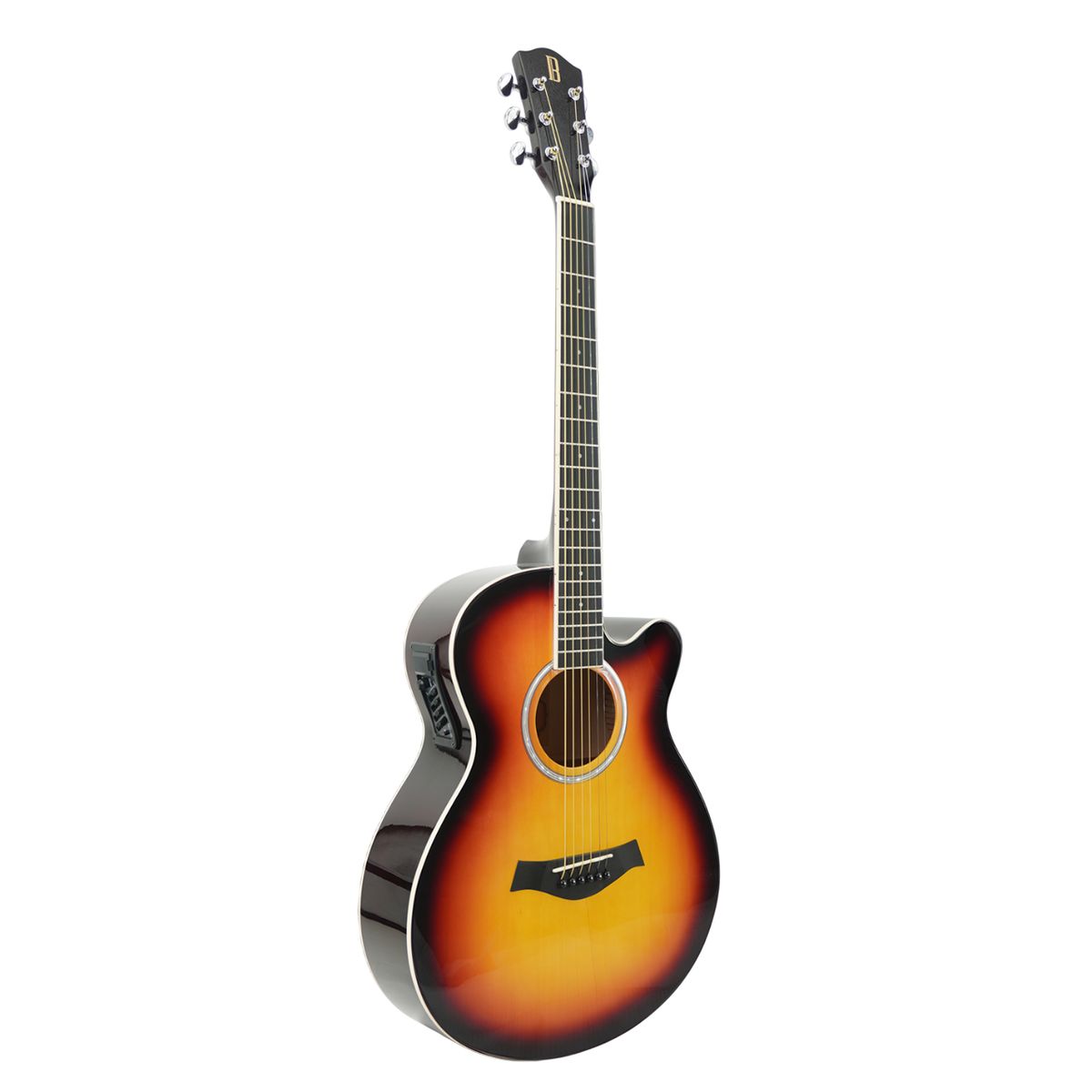 BILBAO - Guitarra Eq cuerda met 40" Bands Glossy BIL-404-EQ-SB Bilbao