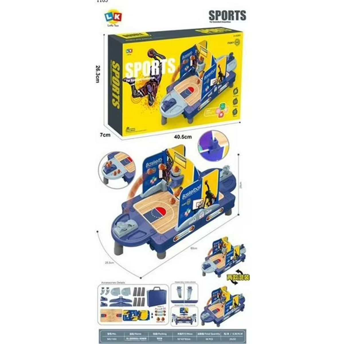 SPORTS ART - Juego De Mesa Mini Basketball