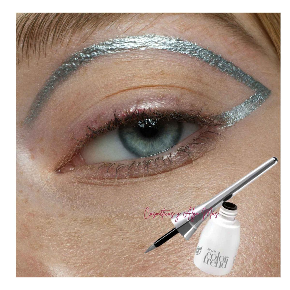 AVON - Delineador liquido metalico con punta fina tipo plumon