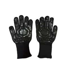 KANKA - - Guantes para Alta Temperatura Hasta 800°C Color Negro
