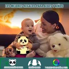 GENERICO - Lampara De Mesa Lampara Mesa Panda Lampara De Silicona Panda
