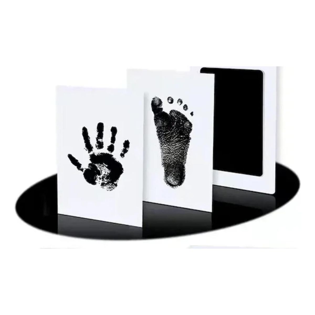 GENERICO - Kit Huellas Para El Recuerdo Bebes Y Mascotas Negro