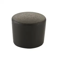 DVP - Regaton exterior redondo negro 7/8" 12uds