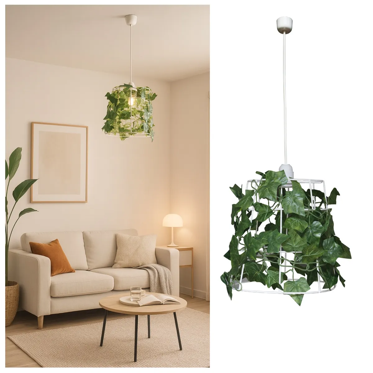 CAROLD STEVENS - Lámpara Colgante Jaula