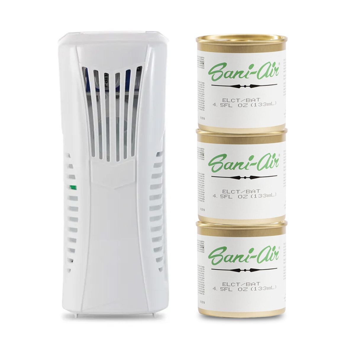 SANI AIR - Difusor Eléctrico + Tripack Latas Sani Air New Fragances