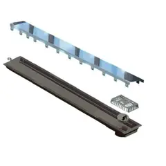NO LOGO - Desague Dren, Ducha-Pvc Salida Lateral Tapa Pulida 75 Cm Acero Inox