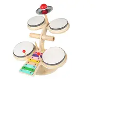 GENERICO - Instrumento musical Montessori Batería infantil