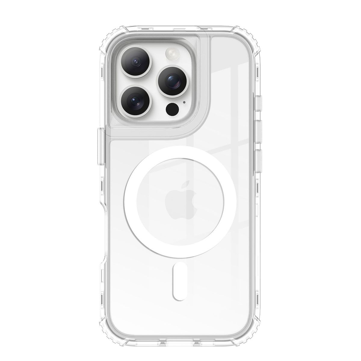 KBOD - Carcasa 360 Magnetic Translucida KBOD Urban Play Para iPhone 15 Blanco