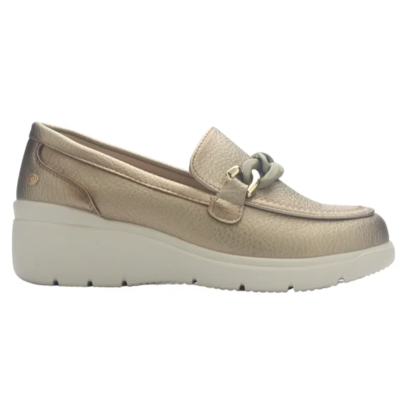 CHALADA - Zapato Mujer  Dorado Casual Chalada Deza-5