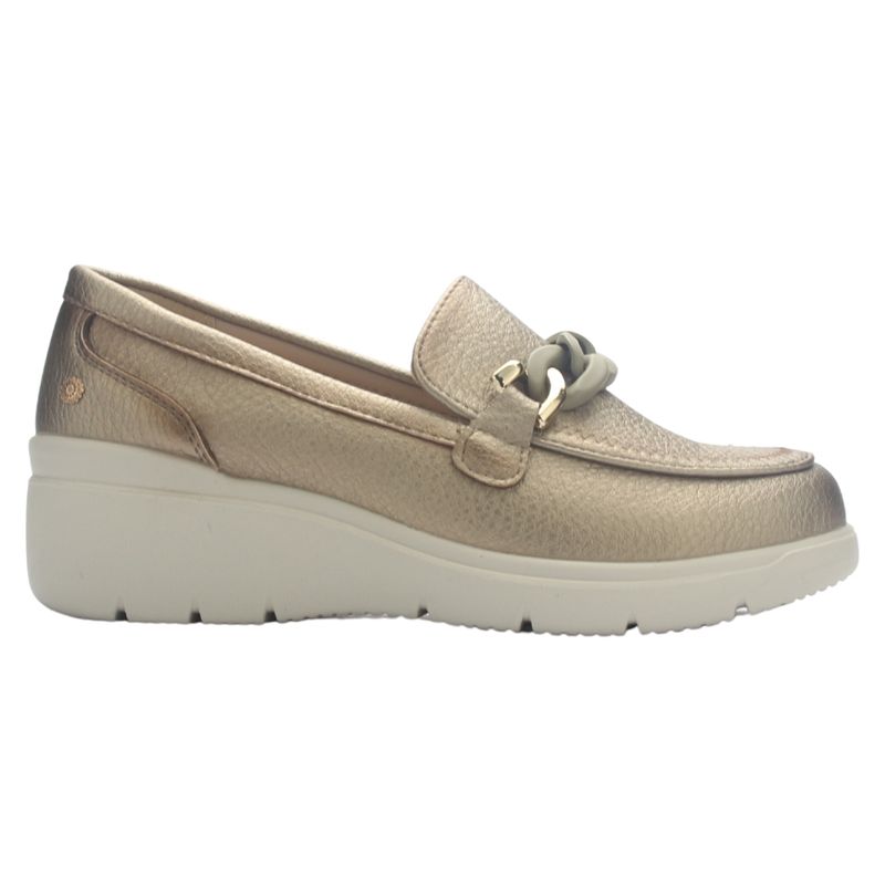 CHALADA - Zapato Mujer  Dorado Casual Chalada Deza-5