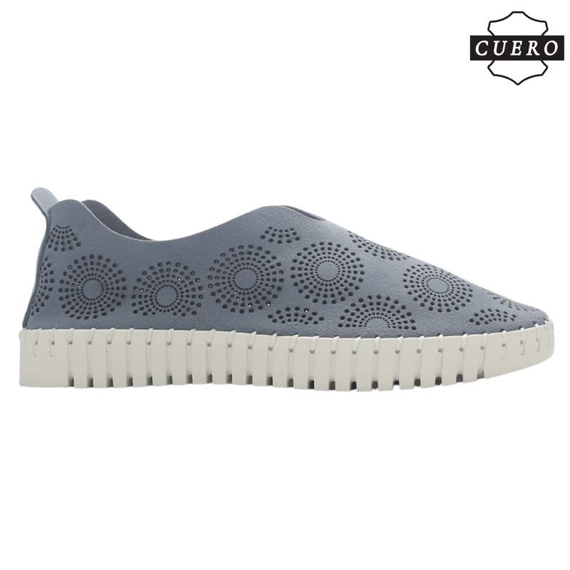 CHALADA - Zapato Mujer  Azul Casual Chalada Tren-1