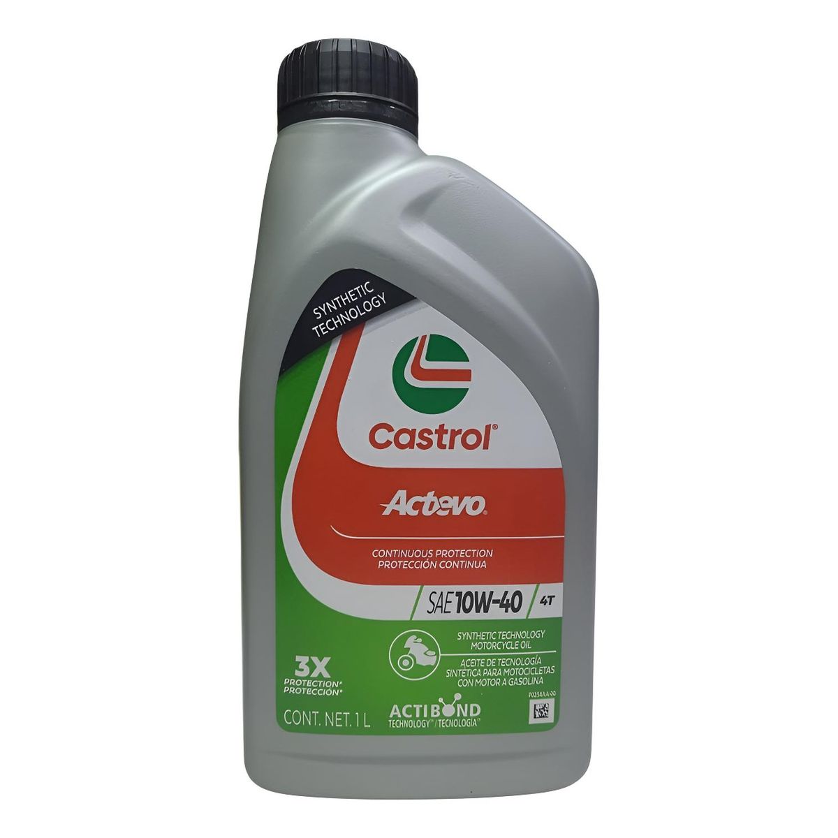 CASTROL - Aceite Moto Castrol 10w 40 Semi-sintetico 4t 1l Original