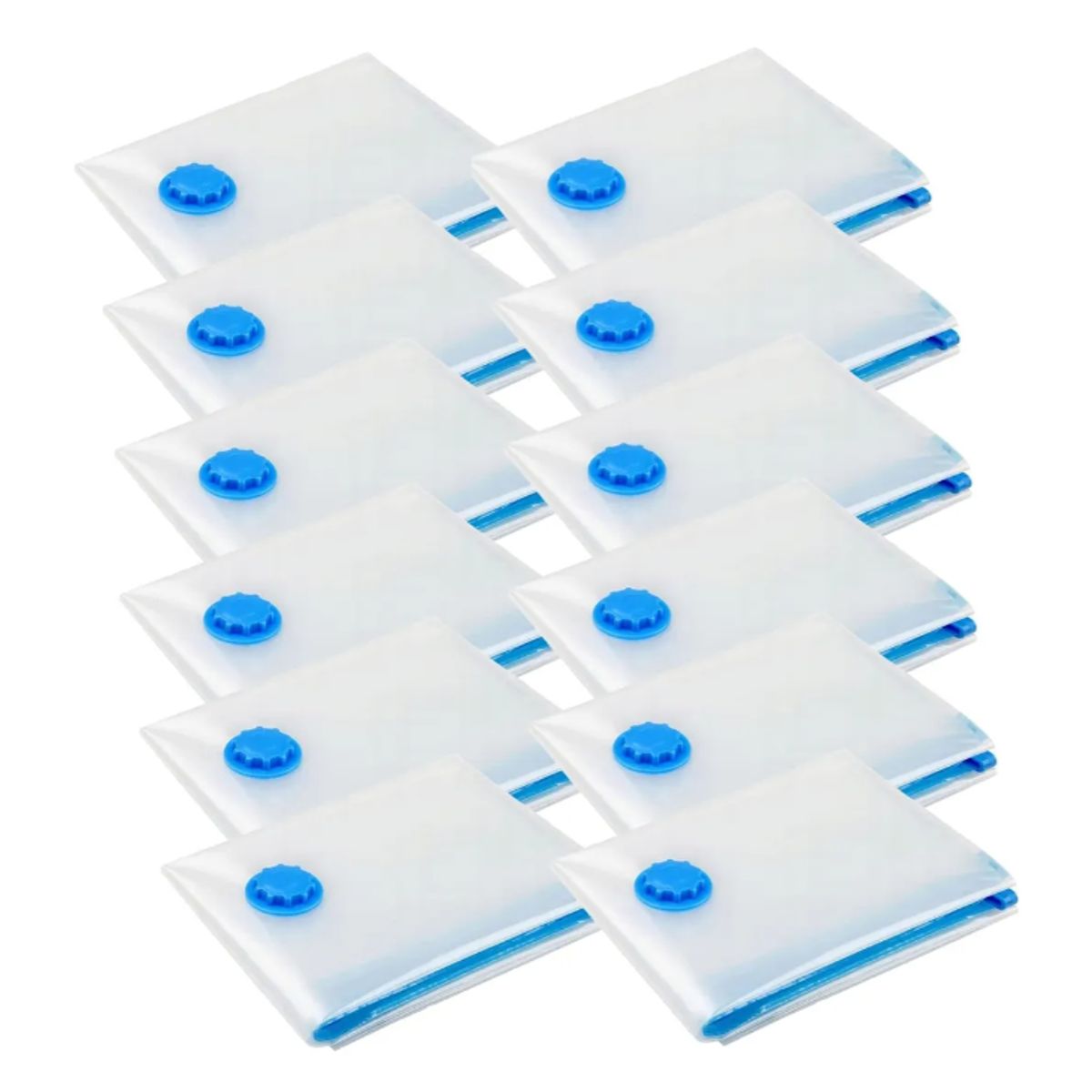 GENERICO - Pack x12 Bolsas al Vacío 80x60 cm para Ropa y Viajes