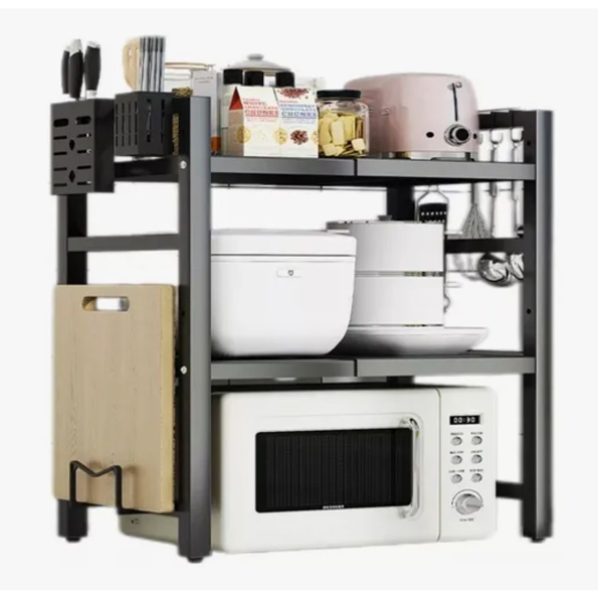 GENERICO - Estante Repisa Extensible Horno Microondas Rack Organizador