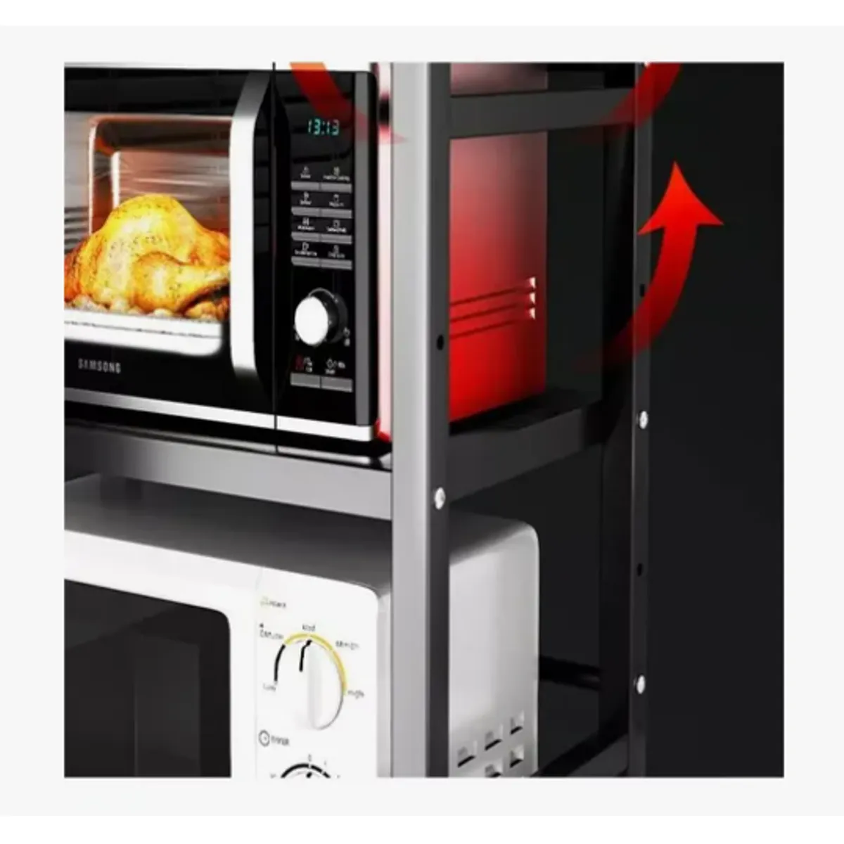 GENERICO - Estante Repisa Extensible Horno Microondas Rack Organizador