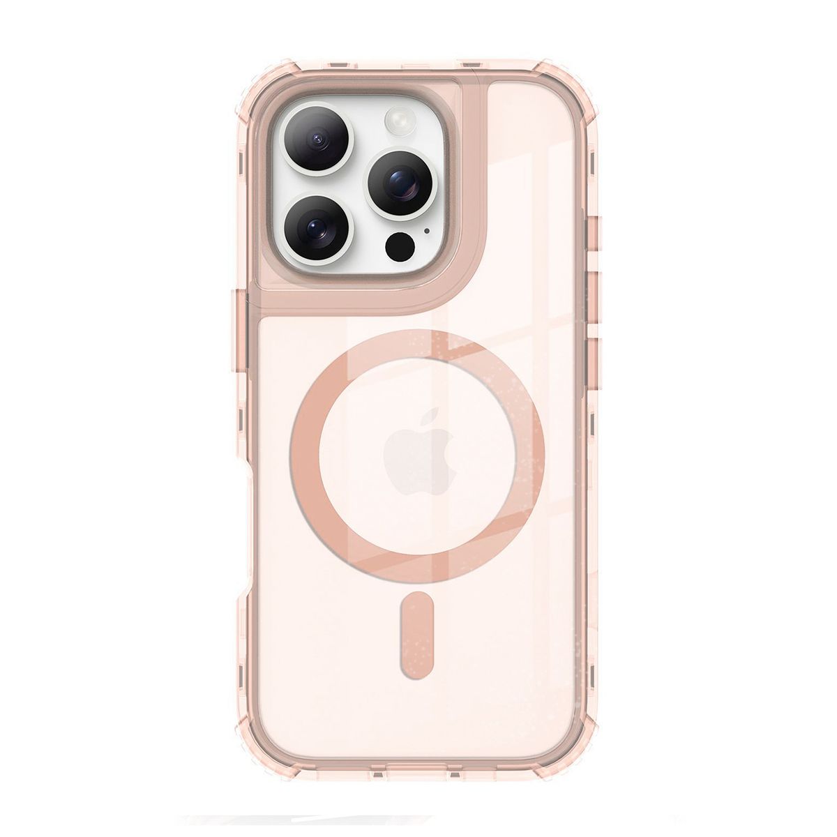 KBOD - Carcasa 360 Magnetic Translucida KBOD Urban Play Para iPhone 16 Rosa