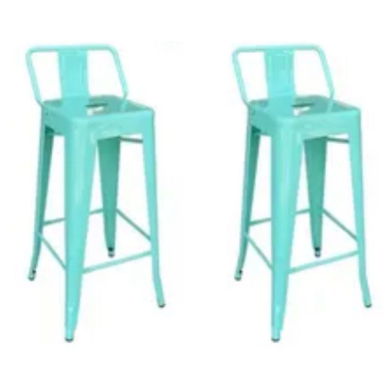 HABITA2 CHILE - Pack 2 Taburetes Tolix metálico  66 cm - Menta