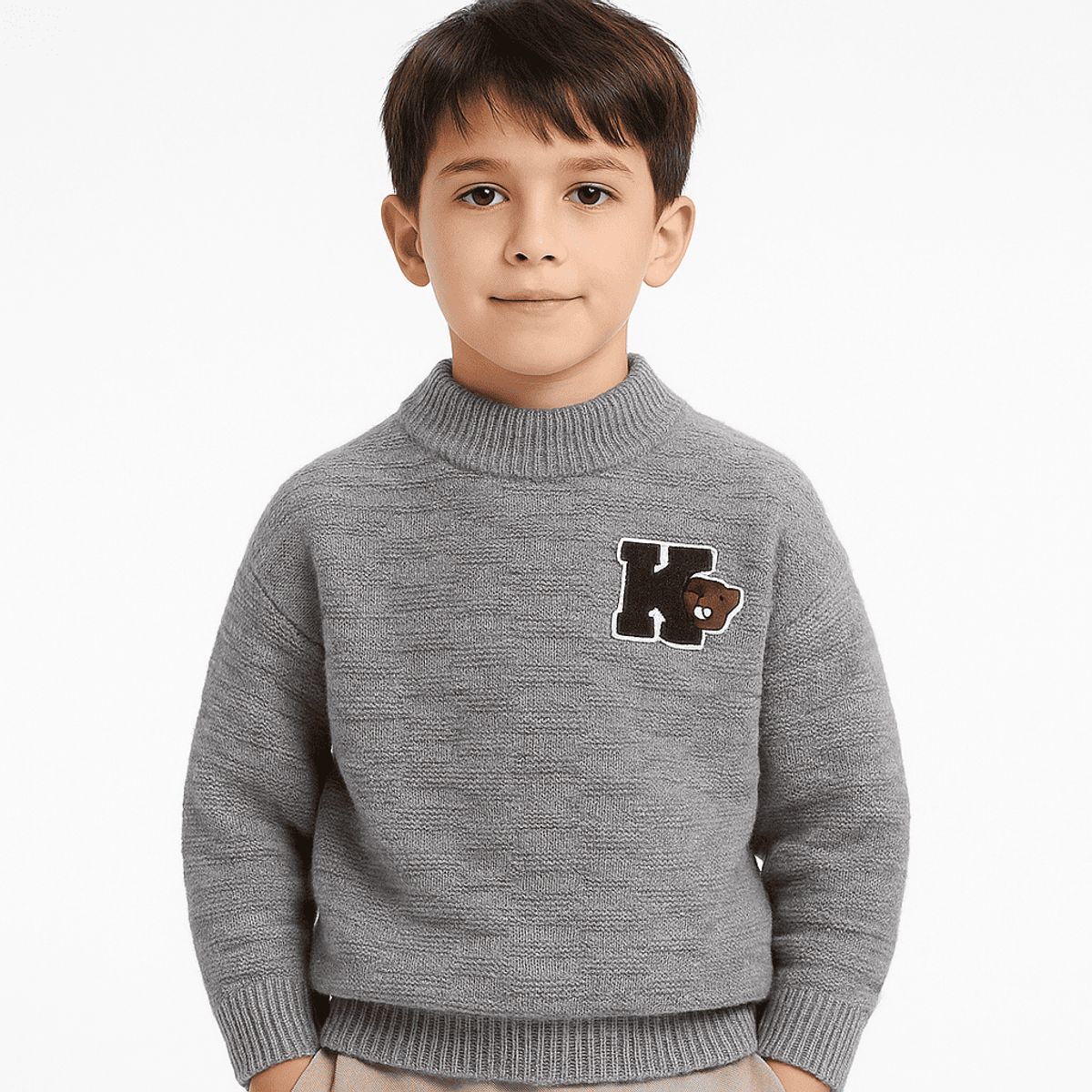 KIBOU - Sweater niño abrigo liviano estilo urbano