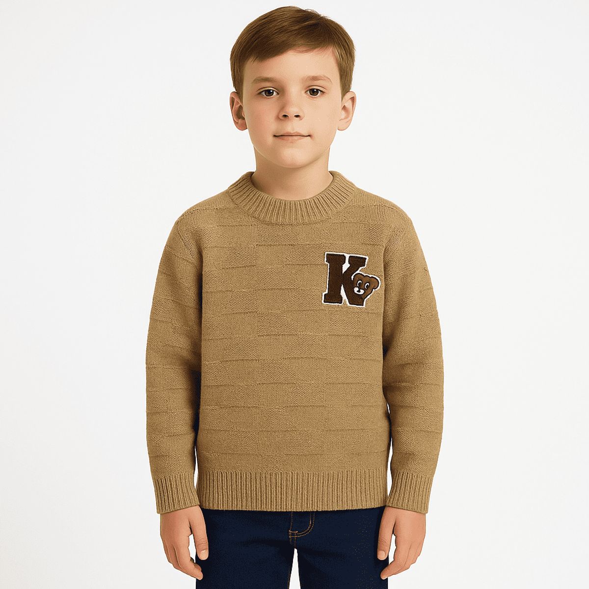 KIBOU - Sweater niño abrigo liviano estilo urbano