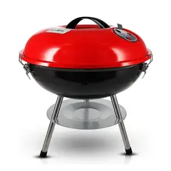 CARIBEE - Barbacoa Para Jardín Carbón O Leña Parrilla Inoxidable