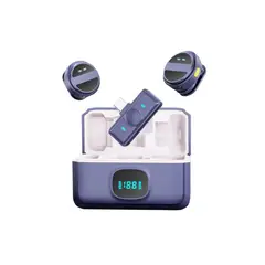 GENERICO - Microfono Inalambrico Dual Magnetico para Celular